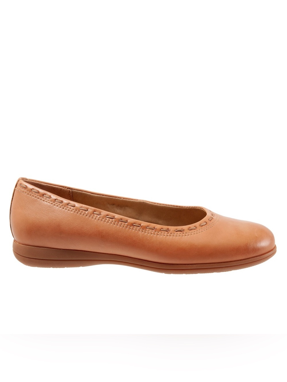 NEW Trotters Dixie Ballet Flats Women’s Size 10.5 N Brown Slip-On Closed-Toe